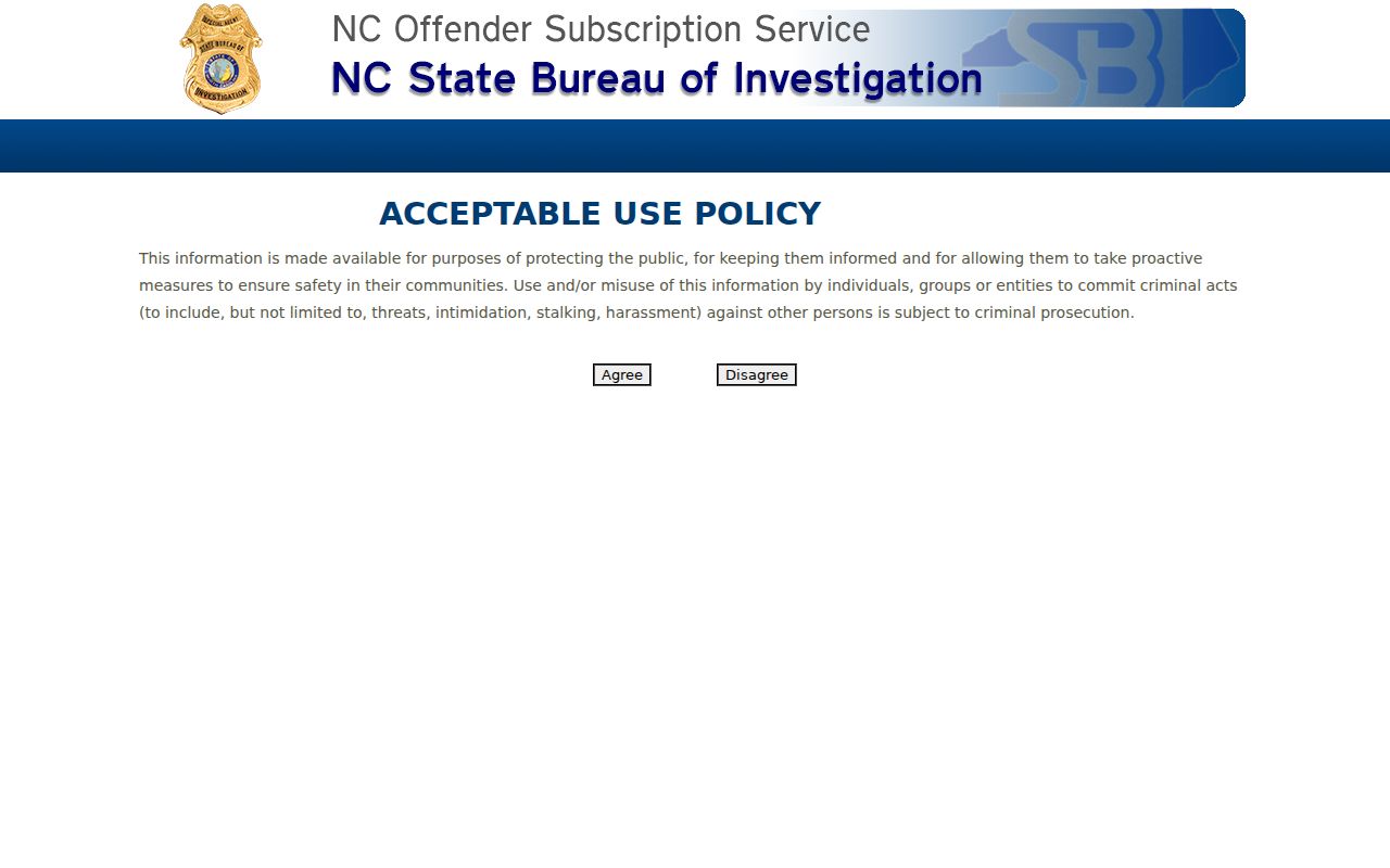 Yancey County sex offender registry address alert signup